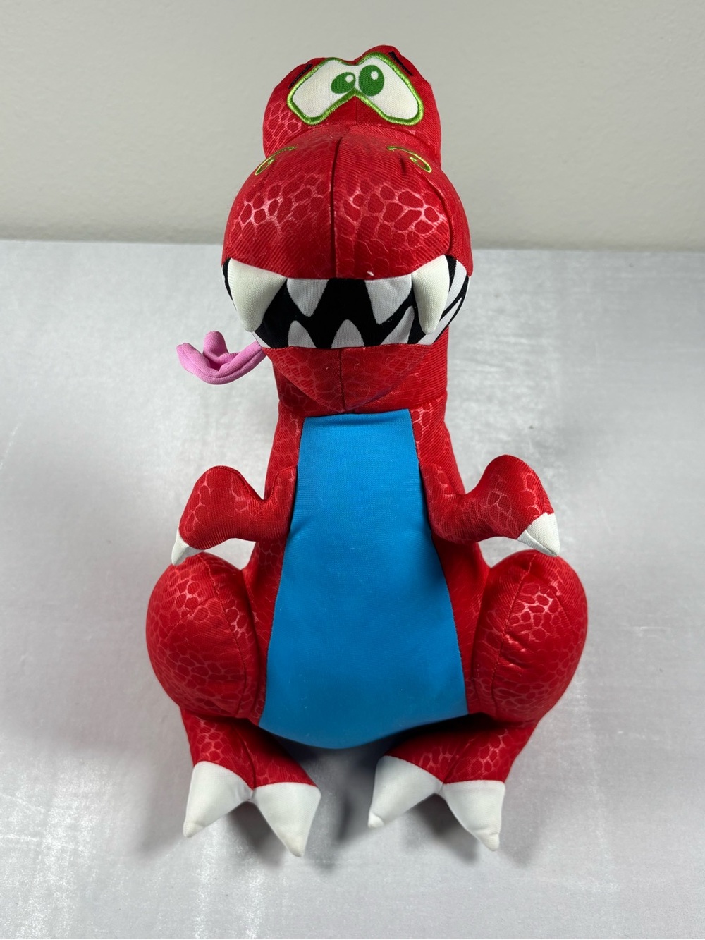 Doodle Dinosaur Red T-Rex Glow In The Dark Plush 15” Stuffed Animal 2006